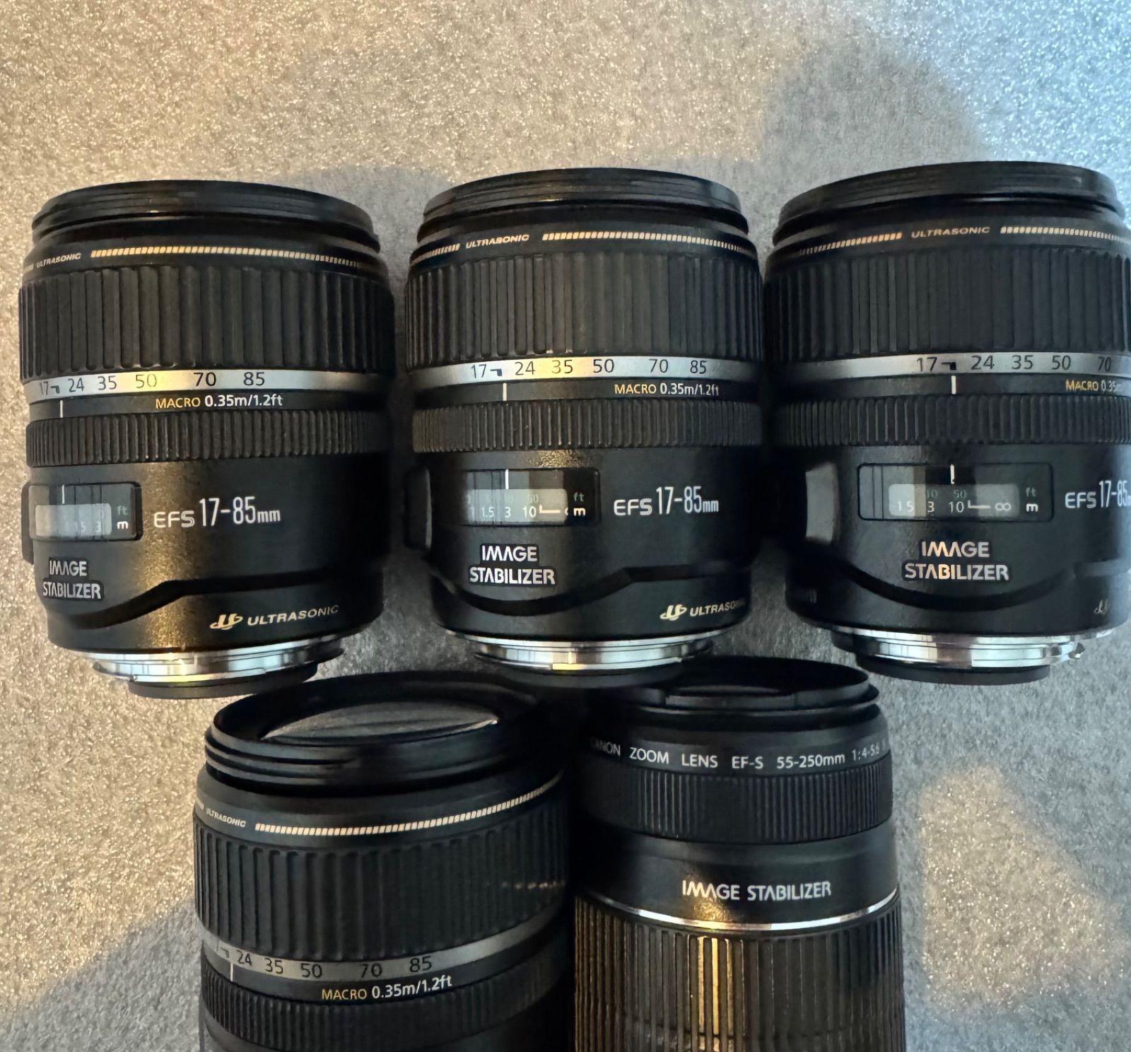 ☆Canon レンズ 5台まとめ売り☆ Canon キャノン EF-S 17-85mm F4-5.6