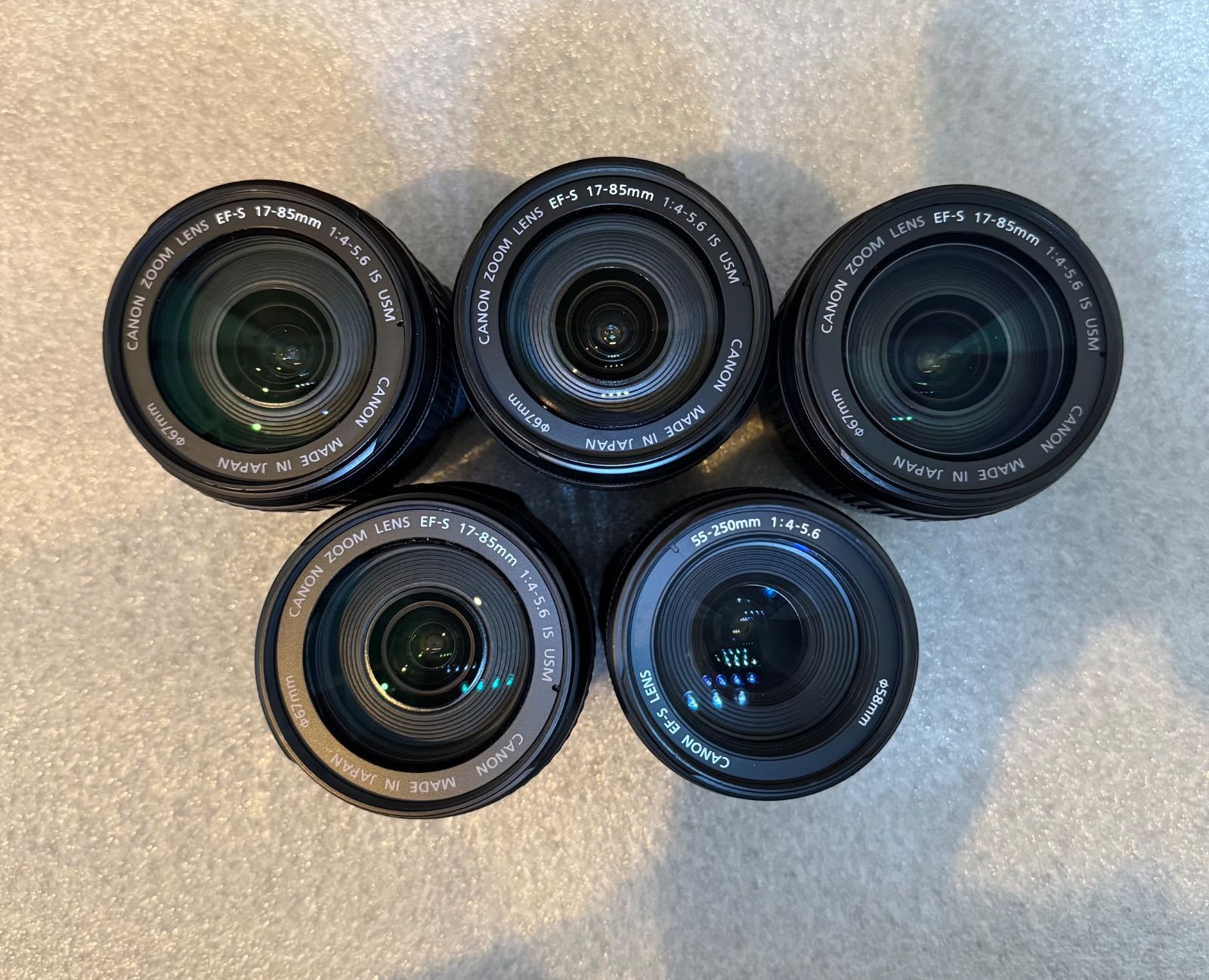 ☆Canon レンズ 5台まとめ売り☆ Canon キャノン EF-S 17-85mm F4-5.6