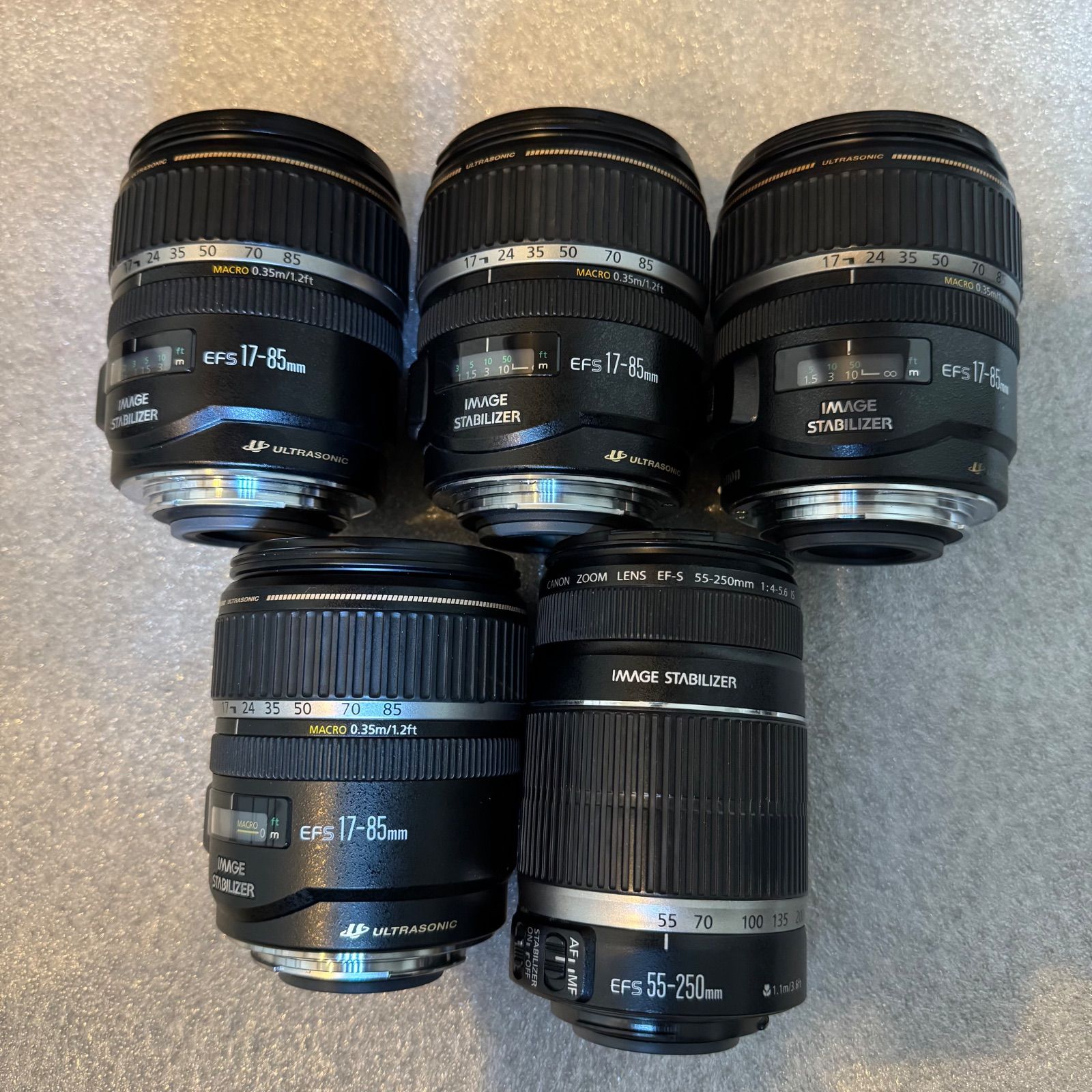☆Canon レンズ 5台まとめ売り☆ Canon キャノン EF-S 17-85mm F4-5.6