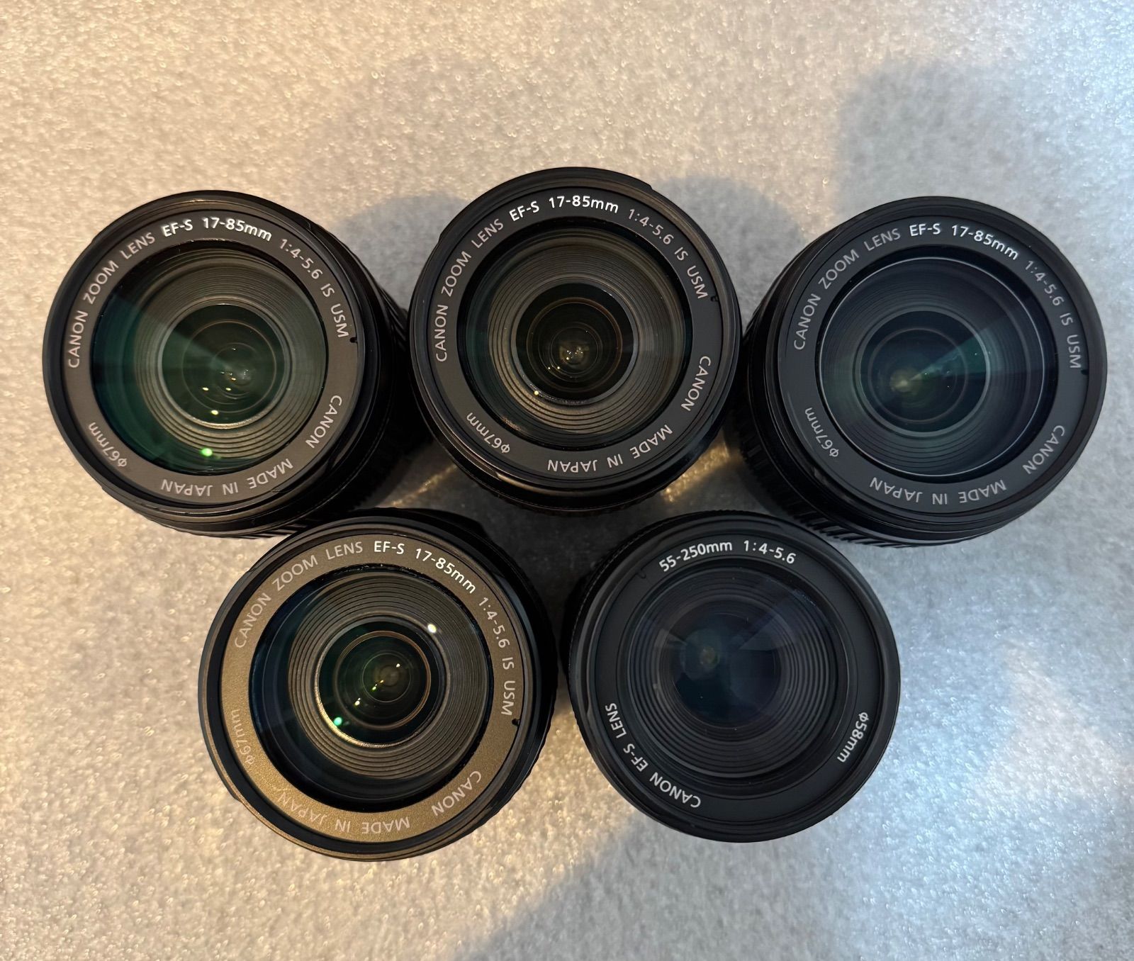 Canon EF レンズまとめ売り ☆Canon レンズ 5台まとめ売り☆ Canon キャノン EF-S 17-85mm F4-5.6