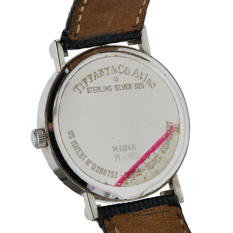 ティファニー アトラス M0640 SV925 シルバー レザー メンズ