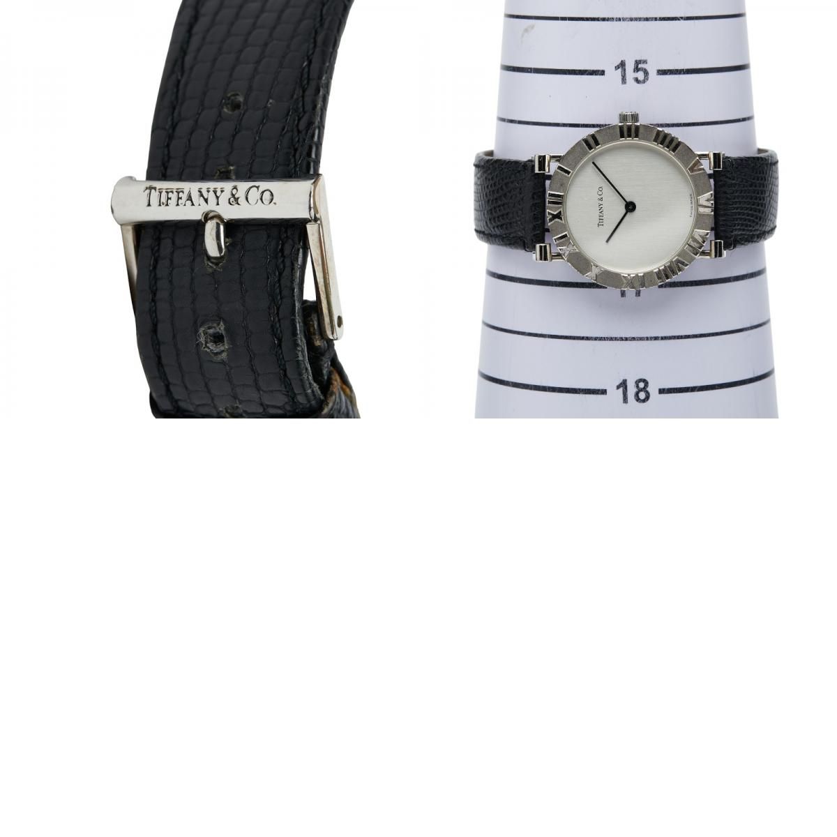 ティファニー アトラス M0640 SV925 シルバー レザー メンズ