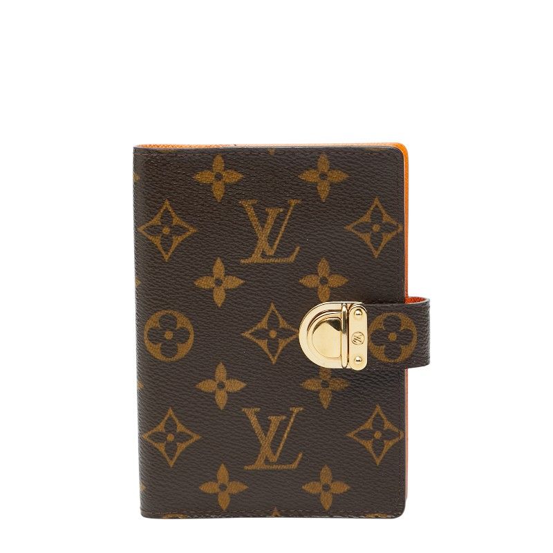ルイ ヴィトン モノグラム アジェンダ コアラPM R 21015 ブラウン オレンジ PVC レディース LOUIS VUITTON 214 44837