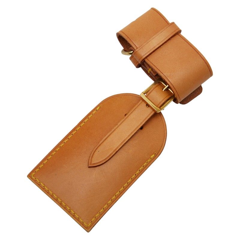 ルイ ヴィトン ポワニエ ネームタグ 4点セット ベージュ レザー