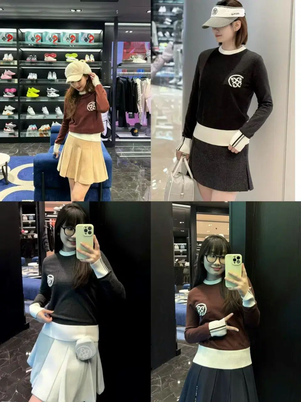 G FORE(ジーフォア) レディースゴルフ 防風 セーター 配送