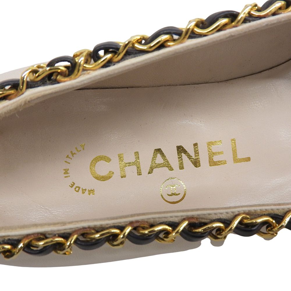 箱付未使用 シャネル CHANEL 90年代 ヴィンテージ バイカラー レザー
