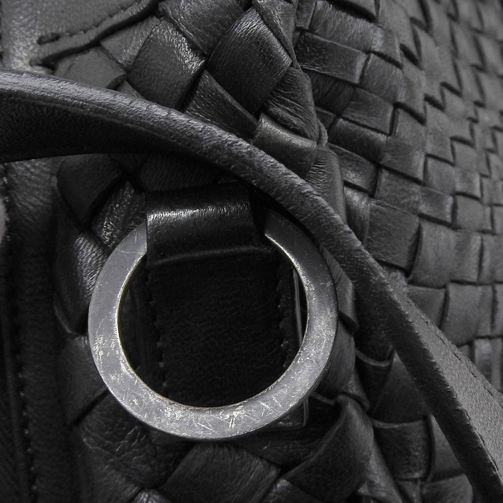 超美品 ファロルニ FALORNI 現行ロゴ マキシイントレチャート レザー