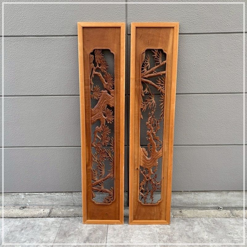 松竹梅 欄間 セット 1810 30 390 木製 建具 らんま CA 1128 3