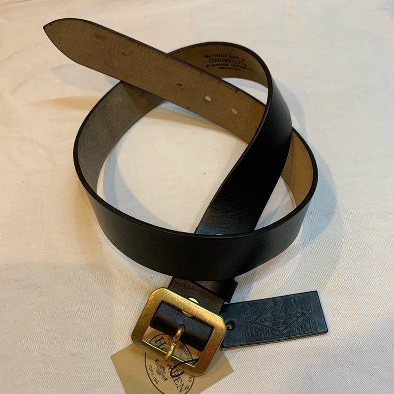 アートブラウン 38mm クロムエクセルレザー ギャリソンベルト