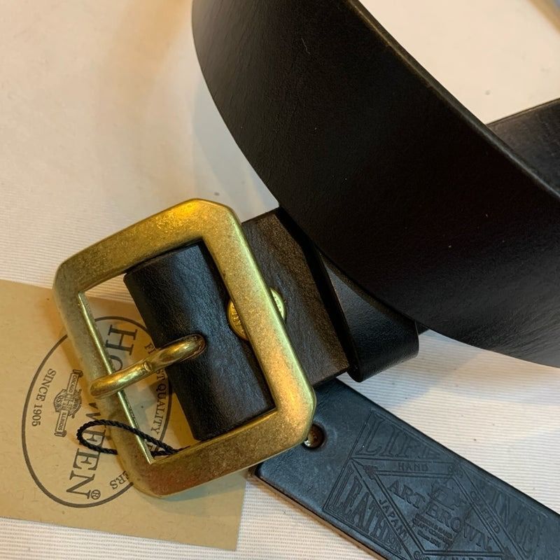 アートブラウン 38mm クロムエクセルレザー ギャリソンベルト