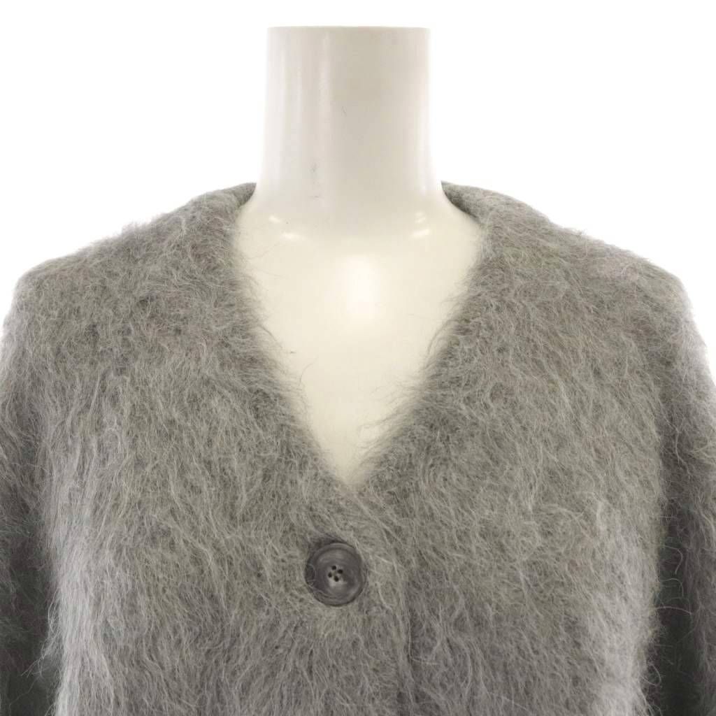 ノーブル NOBLE 24AW アルパカ混シャギーショートカーデ カーディガン