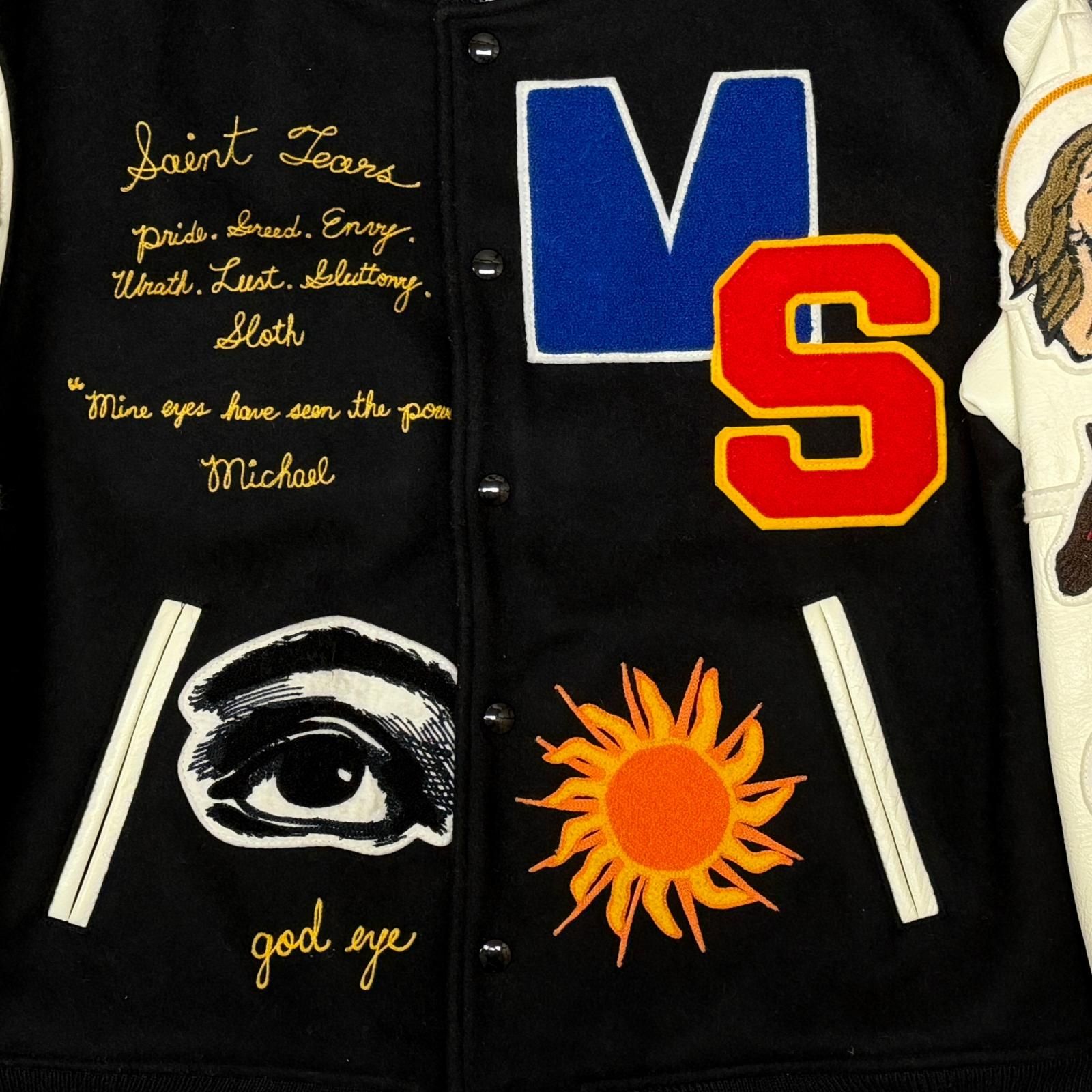 SAINT MICHAEL × DENIM TEARS 21SS STDIUM JACKET スタジアム 