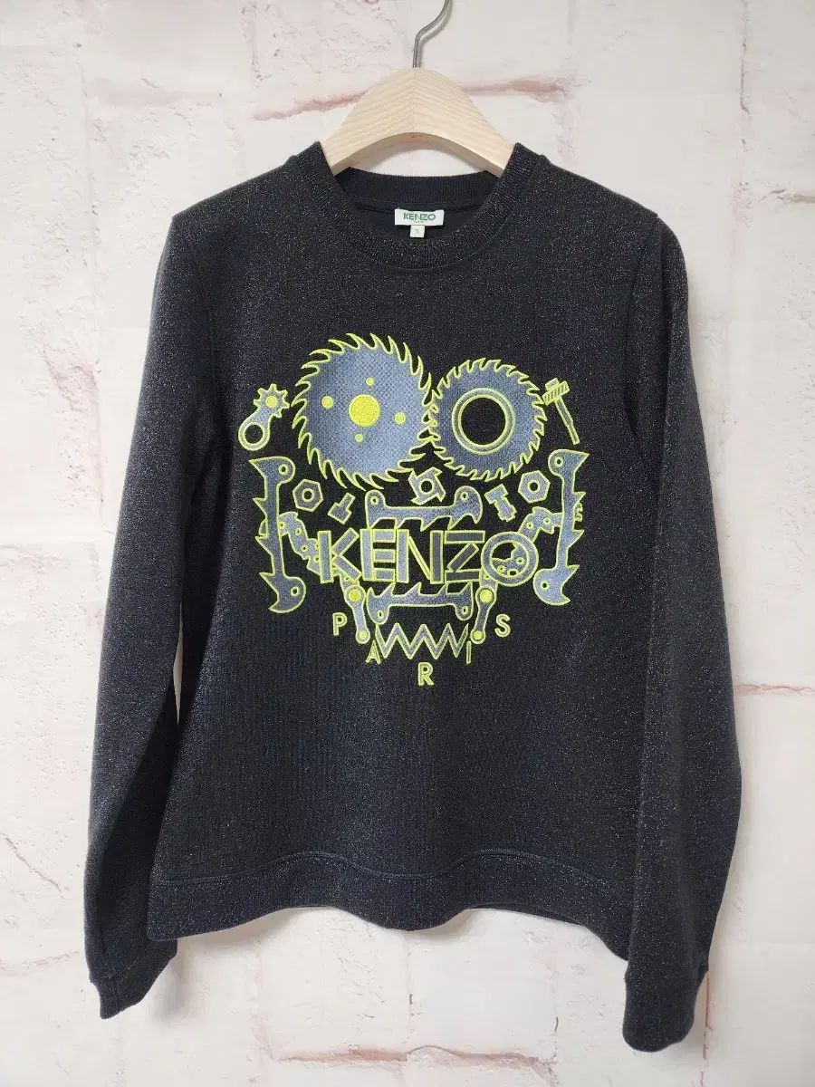 KENZO ケンゾー 刺繍 ロゴ 起毛 スウェット Tシャツ