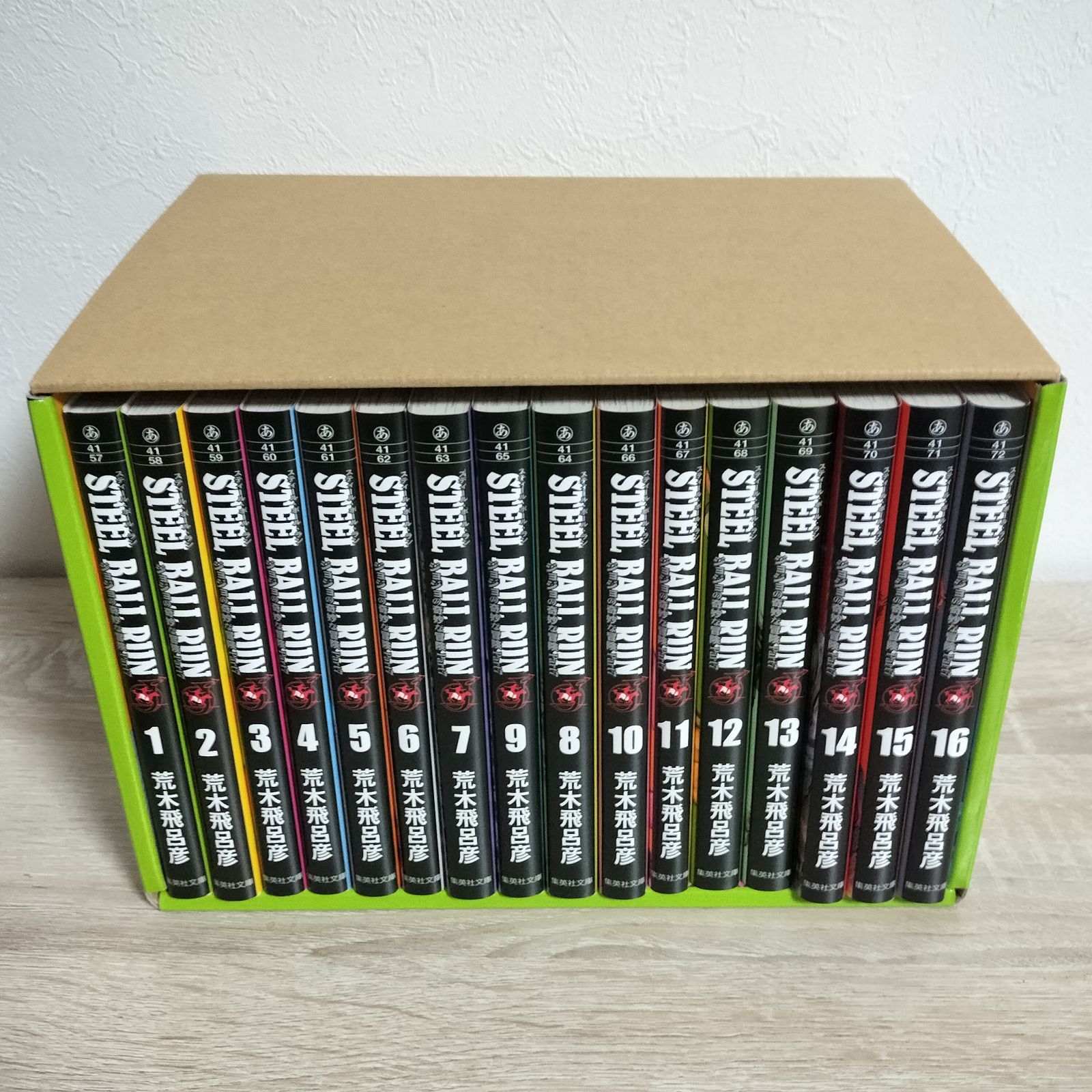 スティールボールランSTEEL BALL RUN セット　ジョジョの奇妙な冒険 STEEL BALL RUN スティール・ボール・ラン 文庫版 全16巻セット