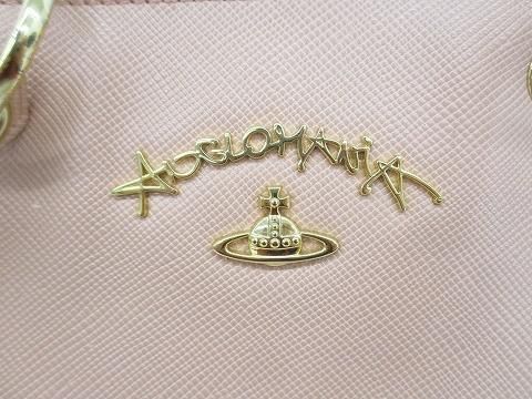  ヴィヴィアンウエストウッド VivienneWestwood アングロマニア オーブ ロゴ サーモンピンク レディース