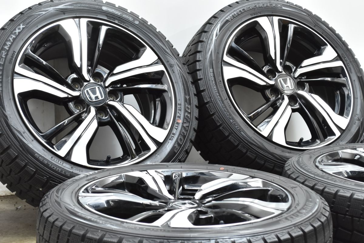 ホイールのみ可 ホンダ FC 1 シビック 17 in 7 J 45 PCD 114 3 ダンロップ ウインターマックス WM 01 215 50 R アコード インサイト