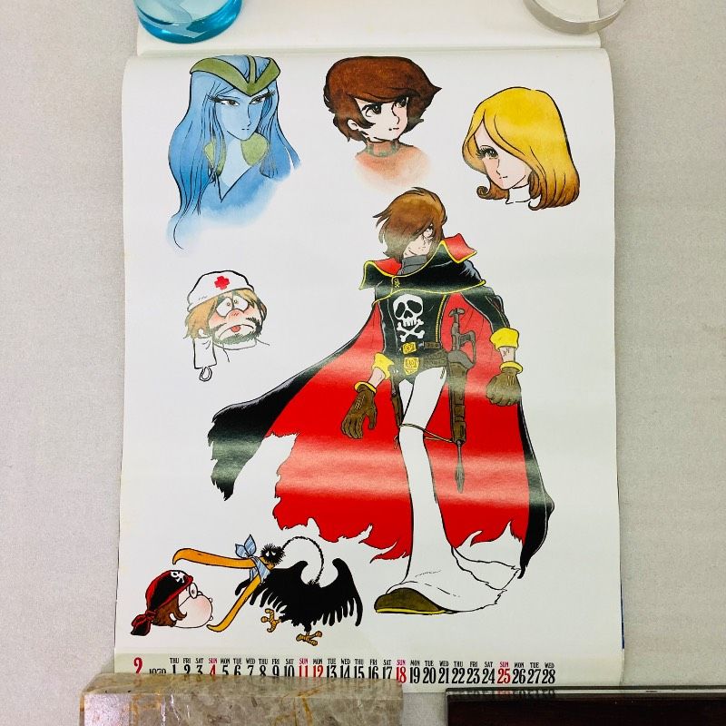 ピン穴なし】【A3サイズ】【ポスター】【カレンダー】松本零士 1979