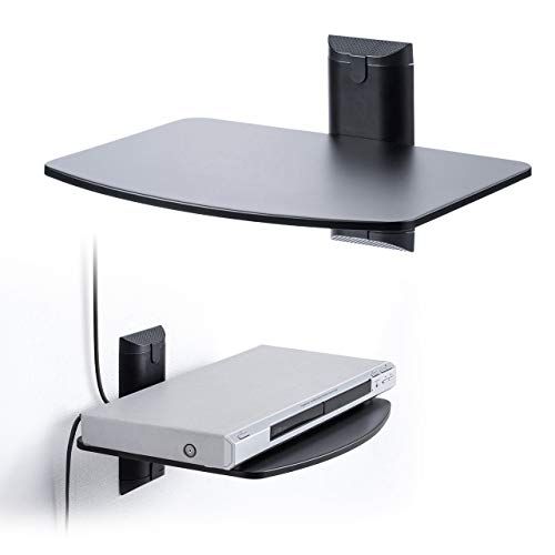 サンワダイレクト 壁掛けラック 棚 プレーヤー設置 スピーカー棚 耐荷重5 kg 100 8 f 70 b 90