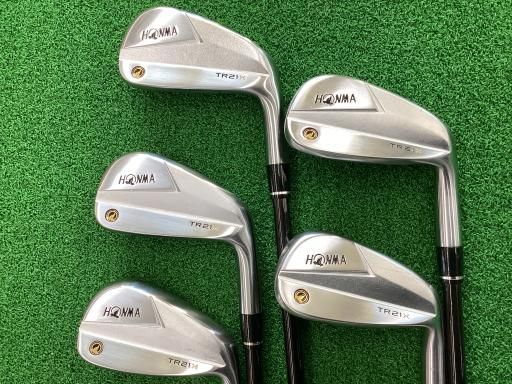 中古】 本間ゴルフ TOUR WORLD TR21X 5S アイアンセット IR VIZARD