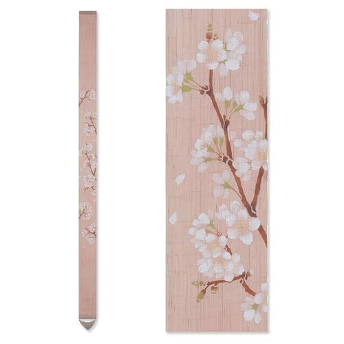 和インテリア 麻 細タペストリー 桜 96 f 1106 b