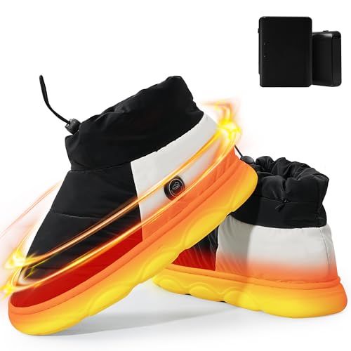 電気スリッパ 足温器 5秒で速暖 撥水加工 3段階温度調節 フットウォーマー 加熱スリッパ 10000 mAhバッテリー付き 防寒対策 室内履き 洗濯 足冷え対策 自由に歩ける コードレス 軽量 省エネ 滑り止め 柔らかい US 22 b 3 f 1 cc