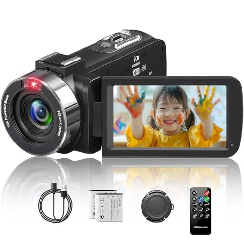 新品】ビデオカメラ4K動画4400万画像数YouTubeカメラ ウェブカメラ 18