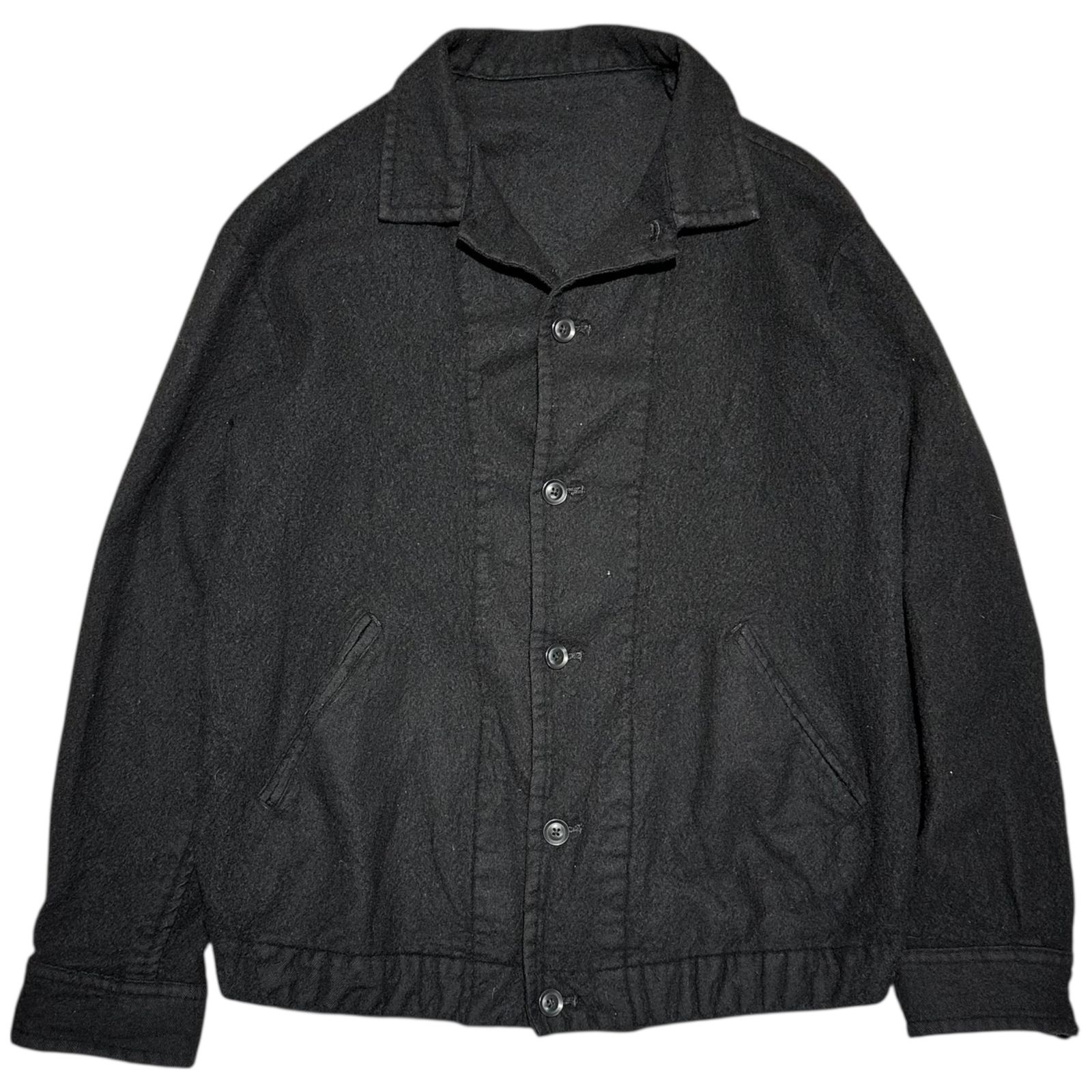 入手困難 90s◎ワイズフォーメン ダブルジャケット ウール系 ブラック L位 入手困難 90s◎ワイズフォーメン ダブルジャケット ウール系 ブラック