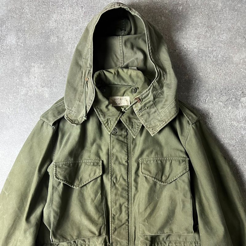 フード付き 60s 61年製 US ARMY 米軍実物 M-51 フィールド ジャケット