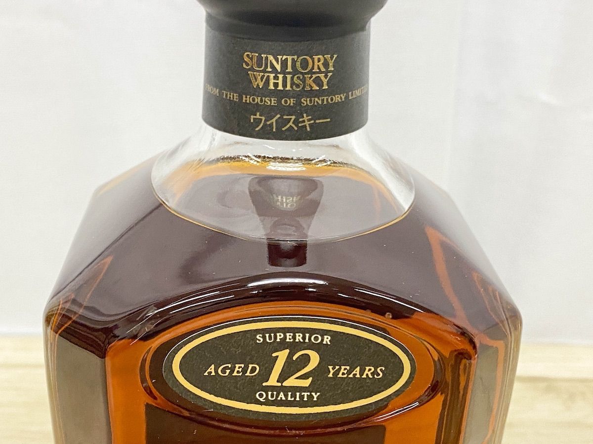 NW052】未開栓 サントリー クレスト 12年 スペリオール 750ml 43