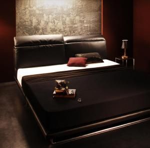 ポイント14倍 12 5 リクライニング機能付き モダンデザインローベッド ボンネルコイル マットレス付き クイーン Q 1