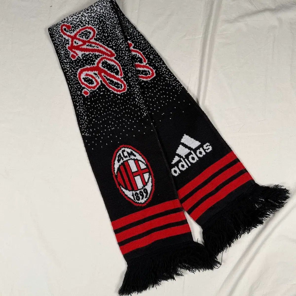 アディダス ACミラン サッカー マフラー ストール - メルカリ