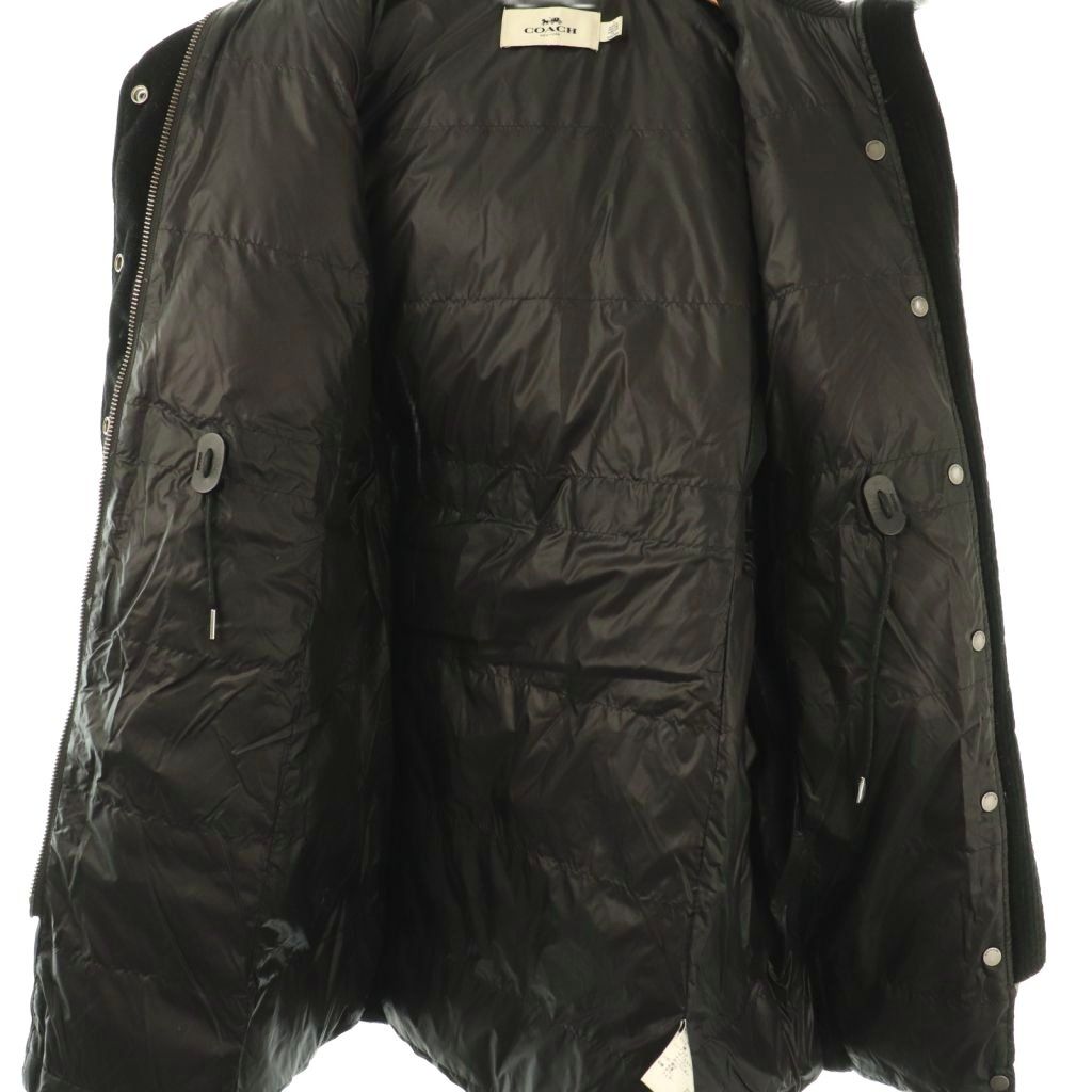 コーチ COACH ダウンコート アウター ジップアップ スナップボタン