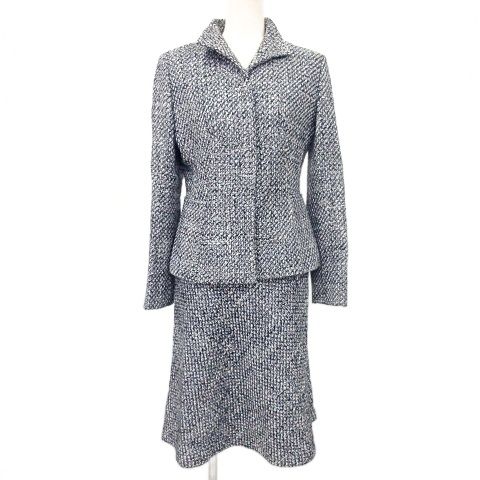 アナイ ANAYI 美品 ツイード スカート スーツ セットアップ 38 M相当