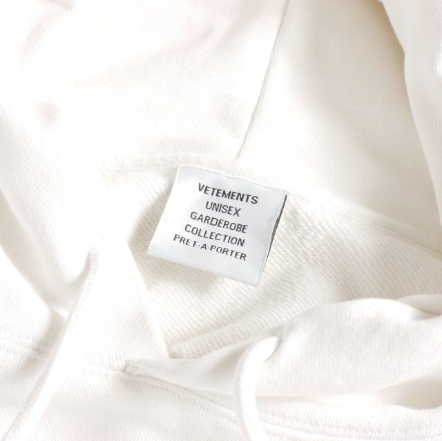 ヴェトモン ベトモン VETEMENTS ロゴ刺繍 オーバーサイズ フーディ
