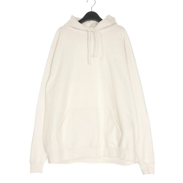 【中古】ヴェトモン ベトモン VETEMENTS ロゴ刺繍 オーバーサイズ フーディ パーカー 長袖 M ホワイト 白 UA53HD260W ヴェトモン ベトモン VETEMENTS ロゴ刺繍 オーバーサイズ フーディ