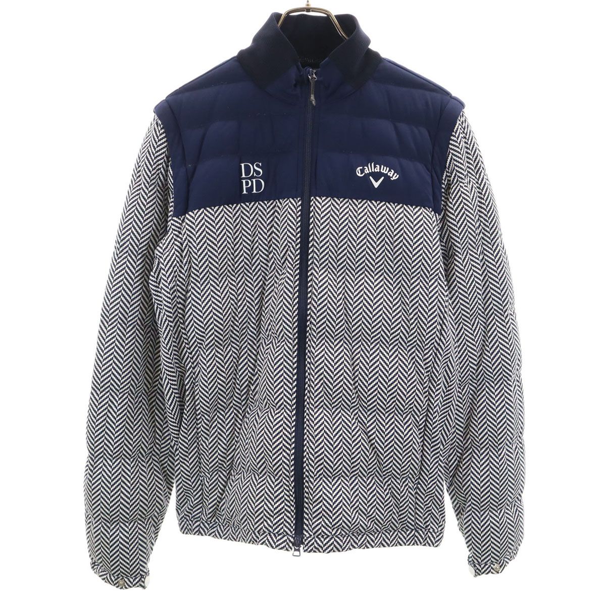 Callaway キャロウェイ ヘリンボーン柄 ゴルフ ダウンジャケット LL