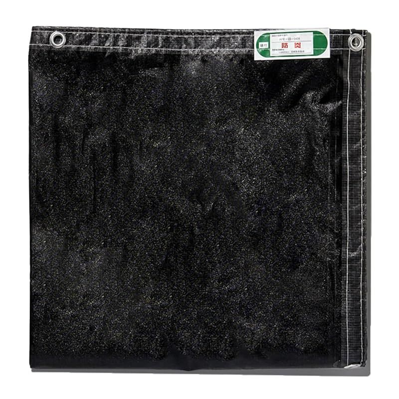 彡 モリリン 防炎 メッシュ シート 3. .4 m 難燃 足場養生 飛散防止 防風 防砂 軽量 屋外 工事 建築 国産防炎メッシュシートII類 MRM-302 ブラック 0