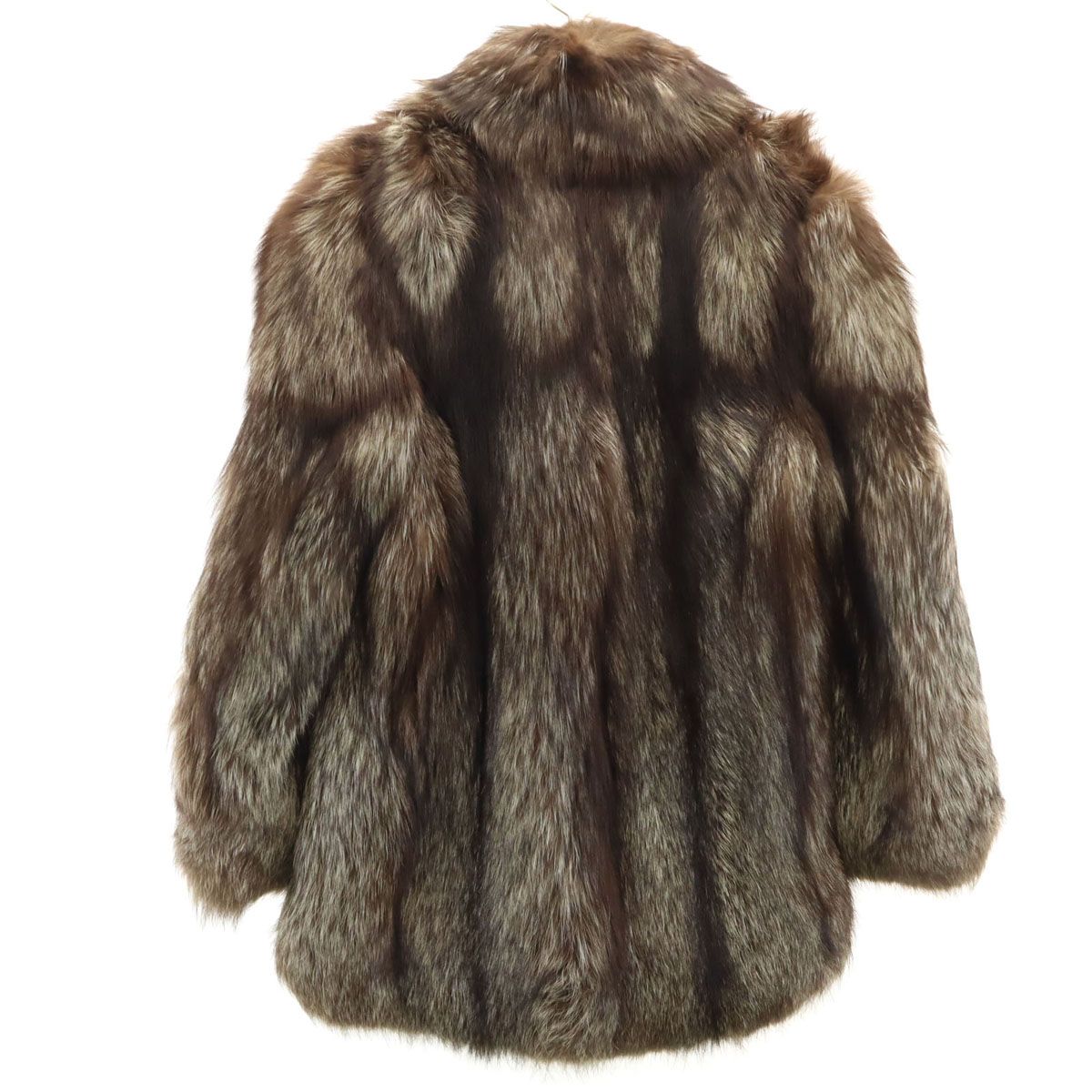 毛皮コート ブラウン ファッション レディース 古着