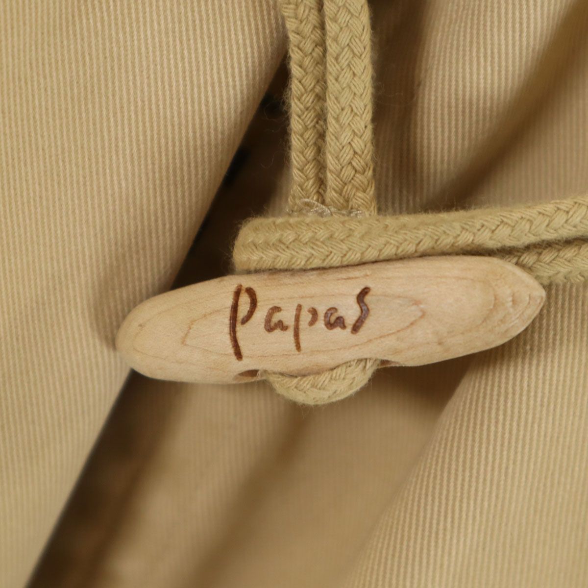 Papas パパス 日本製 ダッフルコート M ベージュ メンズ 古着 - メルカリ