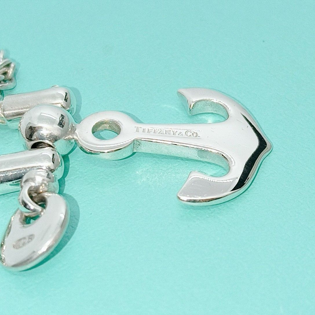新品仕上げ】ティファニー アンカーキーリング 925 変色予防処理＆殺菌