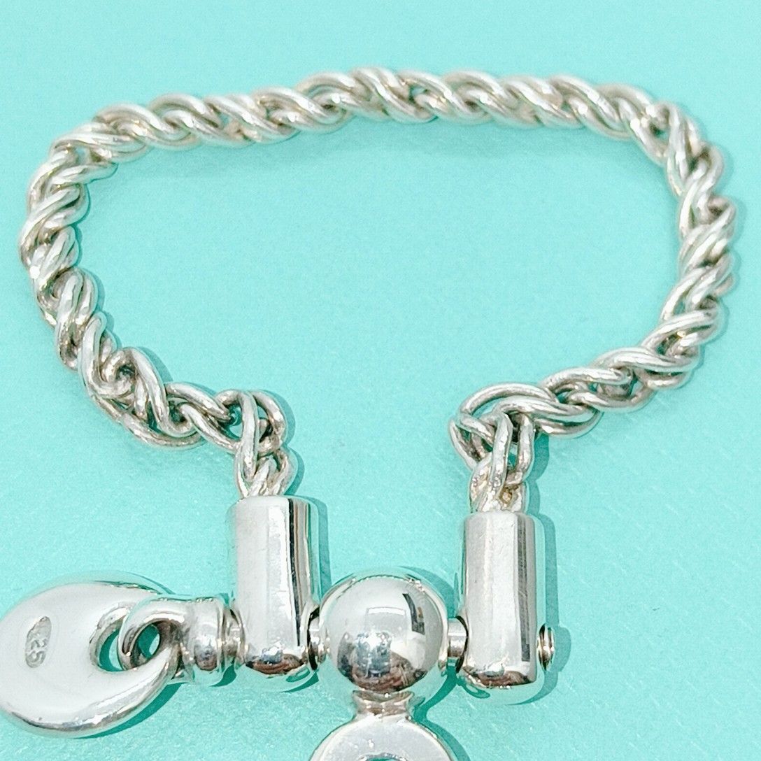 新品仕上げ】ティファニー アンカーキーリング 925 変色予防処理＆殺菌