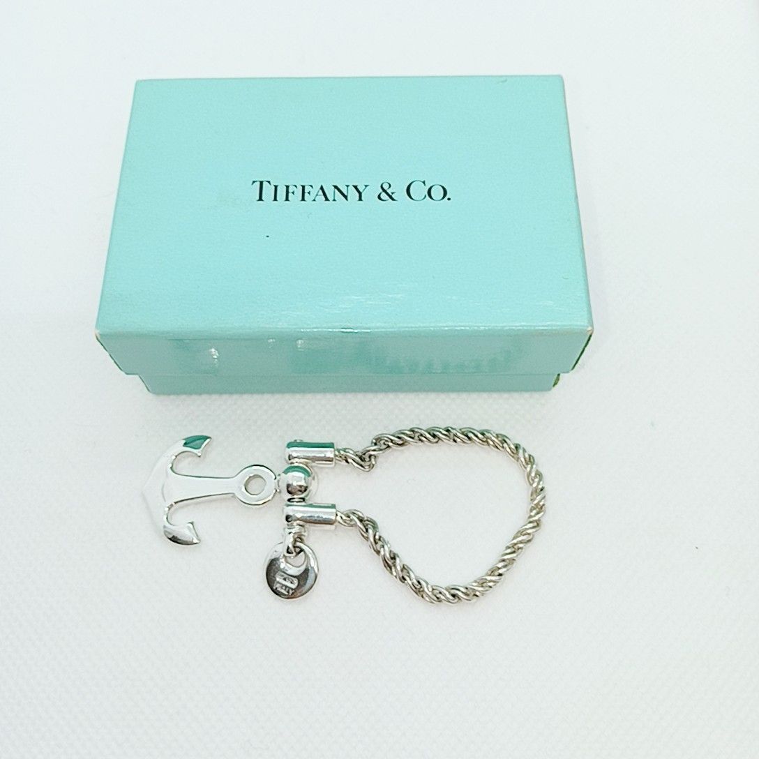 新品仕上げ】ティファニー アンカーキーリング 925 変色予防処理＆殺菌