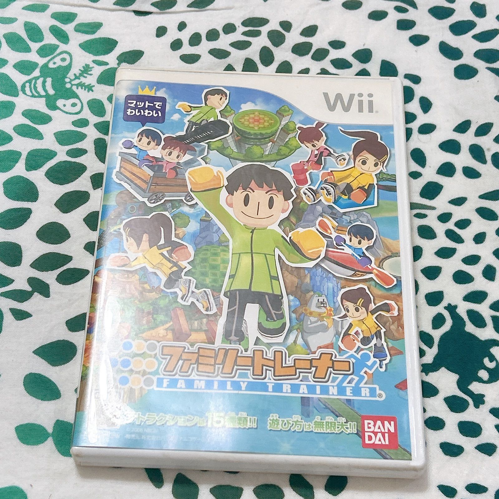 Wii ファミリー・トレーナー ソフト + 専用マットコントローラ セット