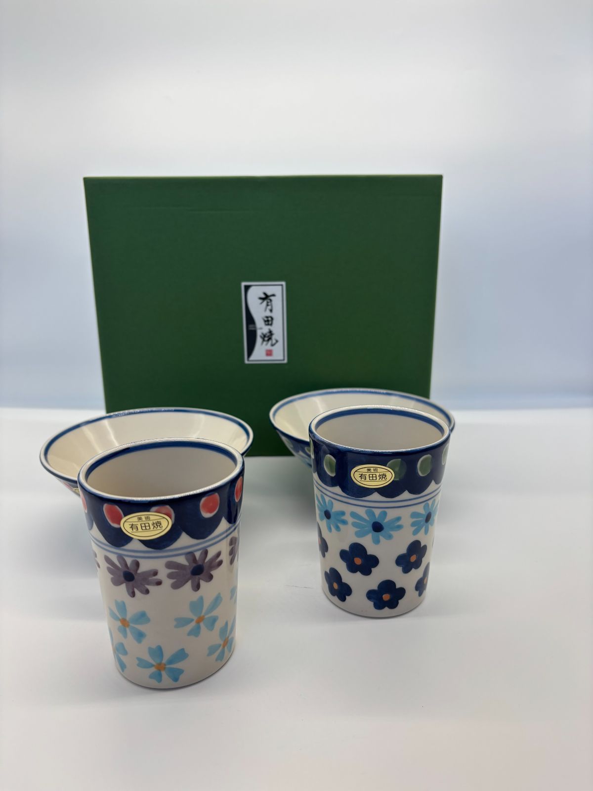 睦揃 飯碗 湯呑4客セット 有田焼 フロール 陶器 プレゼント ギフト 即配達