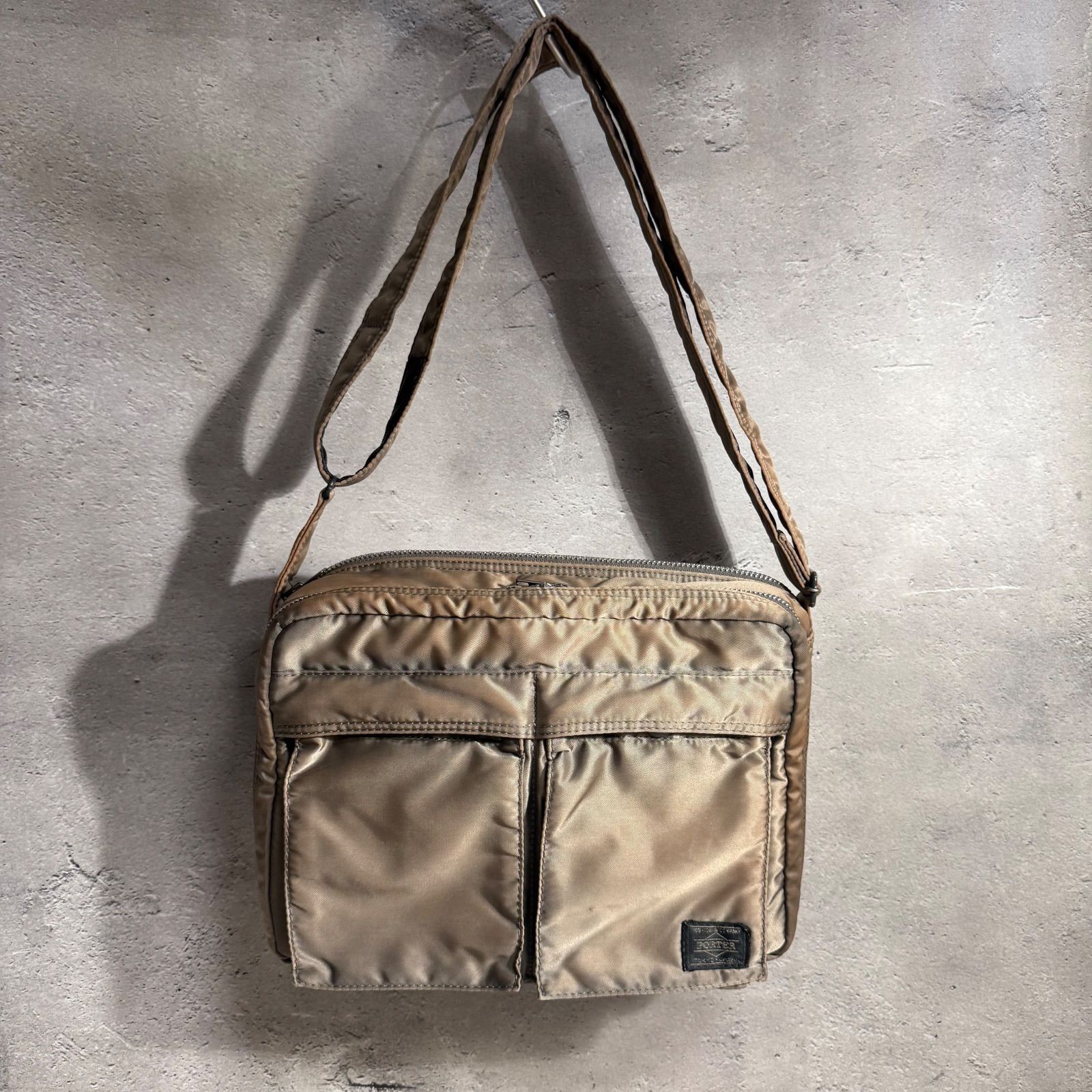 ✨PORTER ポーター タンカー ショルダーバッグ シルバー ビンテージ感