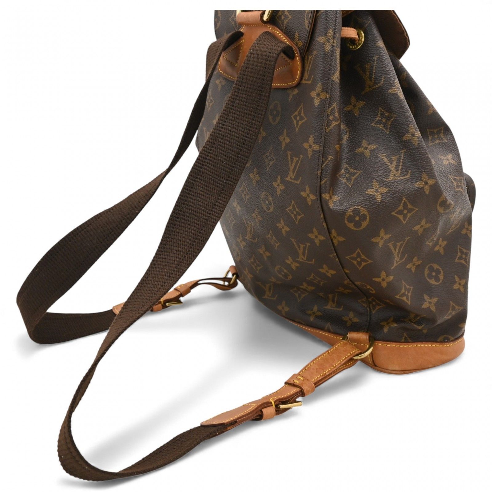 ルイヴィトン モノグラム モンスリGM リュック バックパック Bランク