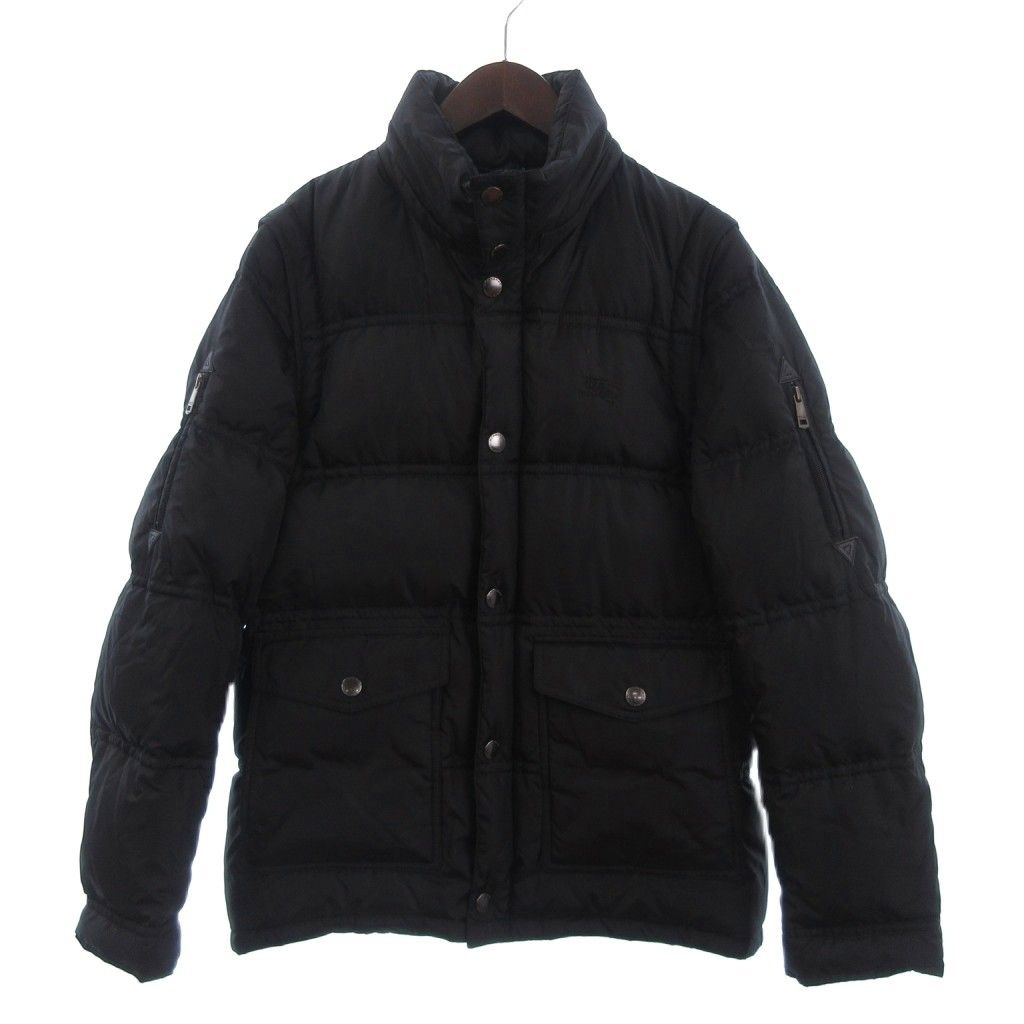 BURBERRY バーバリーブラックレーベル ダウンジャケット 黒 LL ノバ