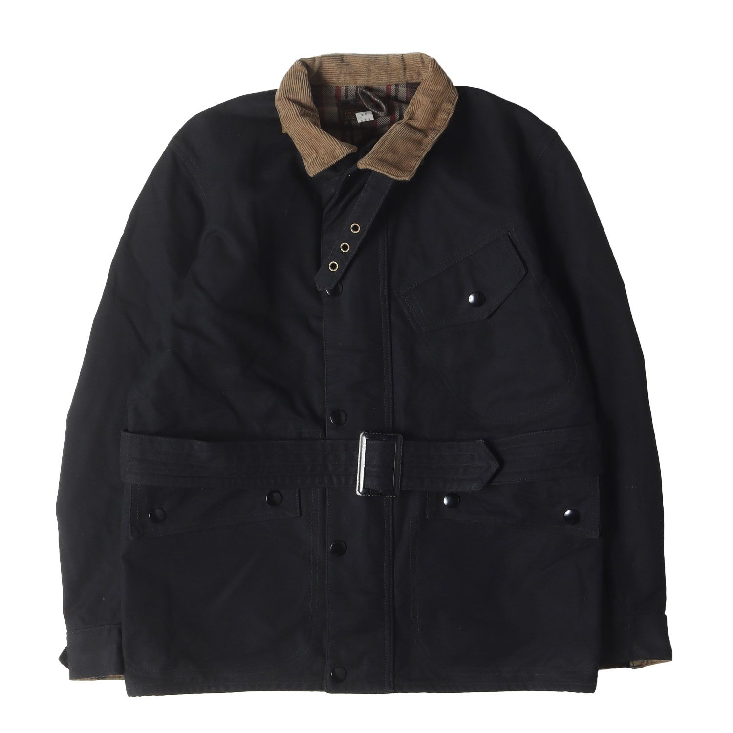 At LAST&CO アットラスト ジャケット ブラック 黒 サイズ:36 | Lot.707