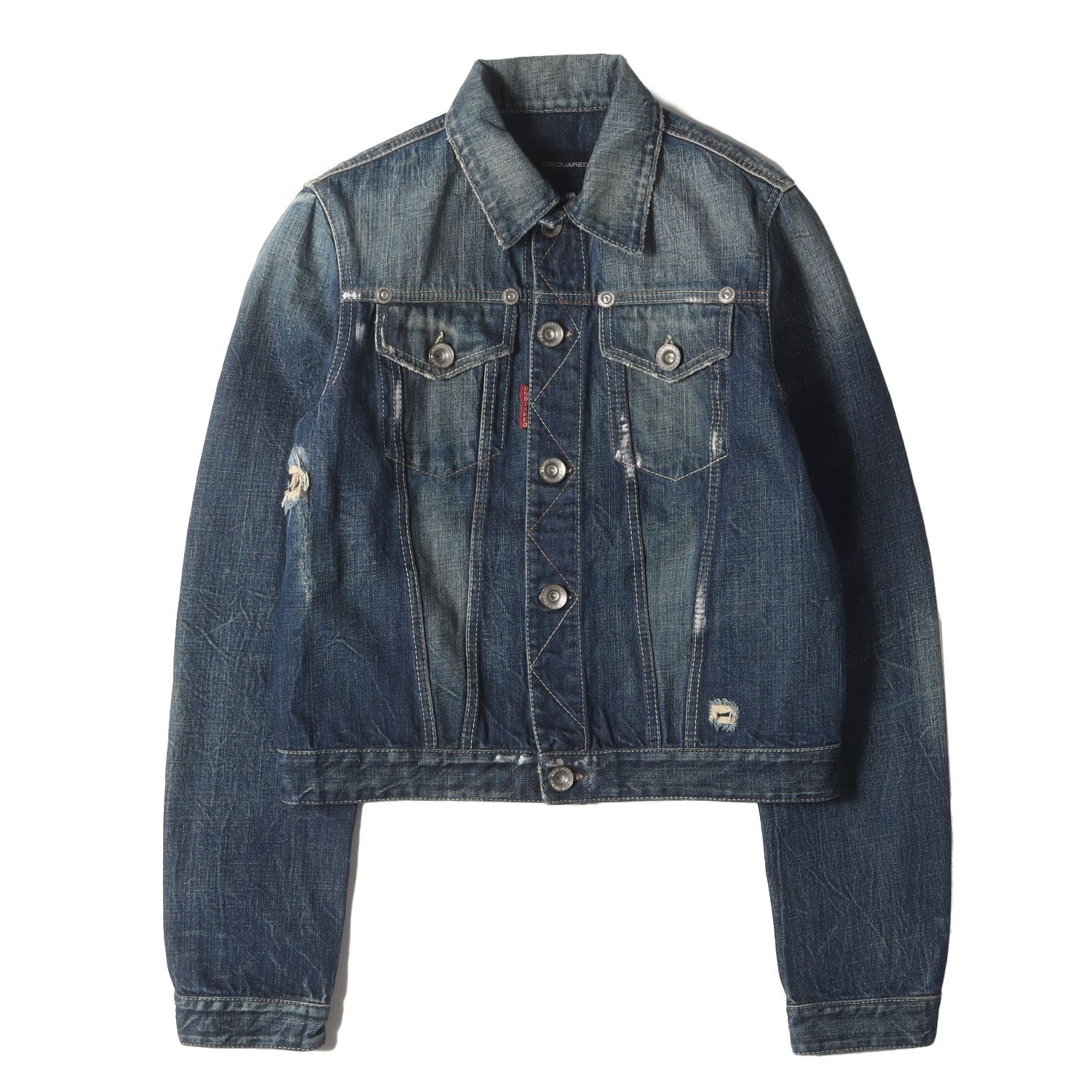 DSQUARED2 ディースクエアード ジャケット インディゴ サイズ:48