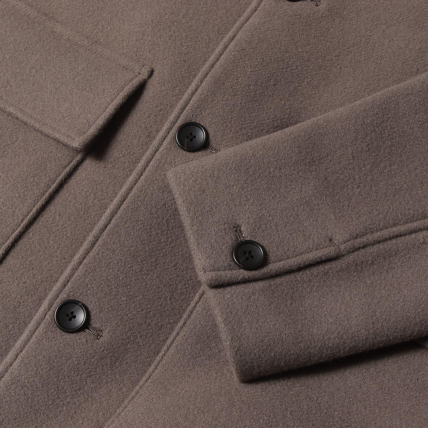 【美品】green label relaxing グリーンレーベル リラクシング ジャケット ブラウン サイズ:L | 24AW SENTDALE WOOL 5B ナイロン混 ウール カバーオール ジャケット (3225-186-3851) | アウター ブルゾン 上着【メンズ】【中古】 美品】green label relaxing グリーンレーベル リラクシング